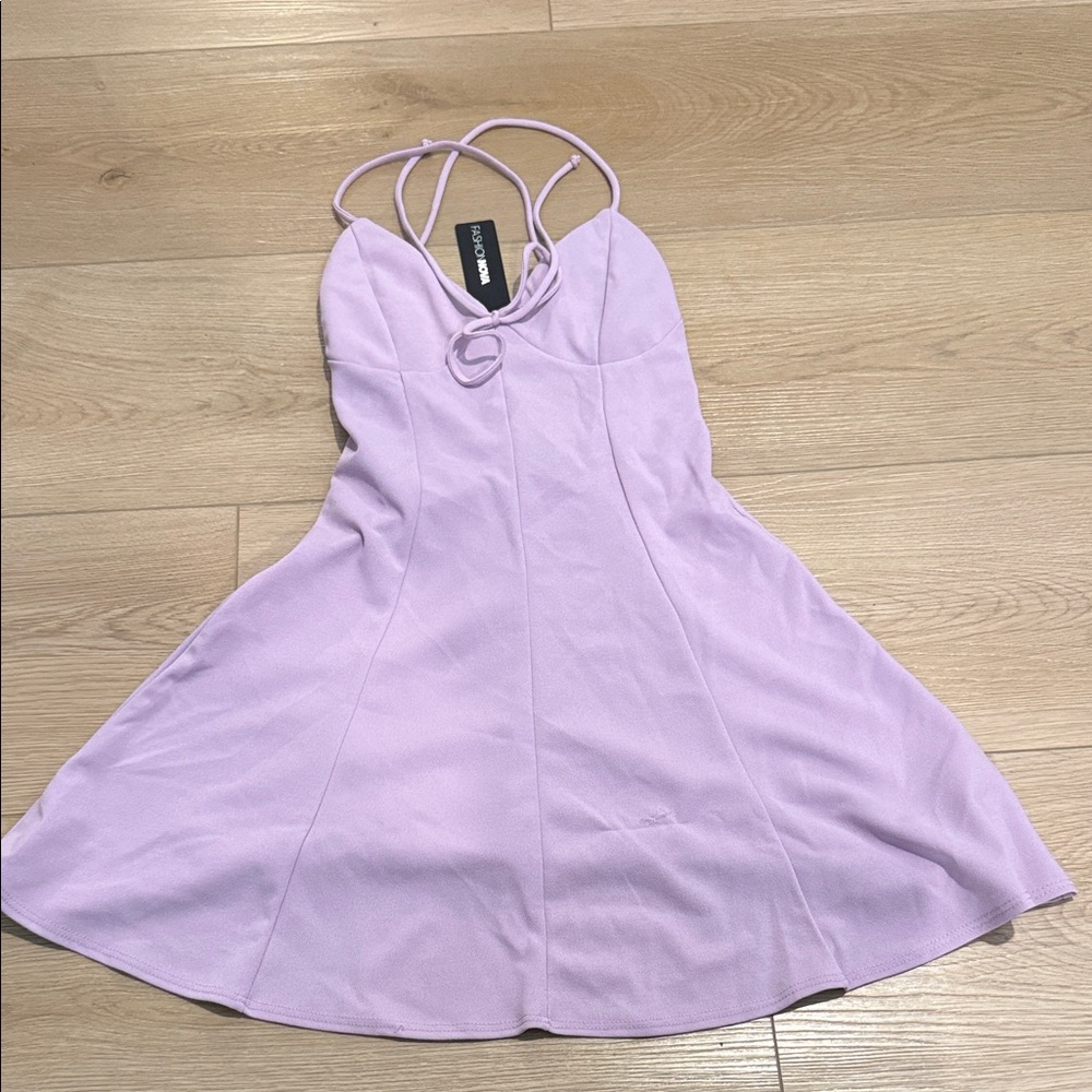 Fashion Nova Lavender Mini Dress